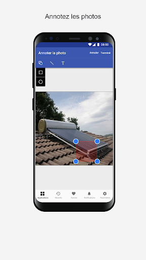Android application Solarinox Chauffe-eau Solaire screenshort