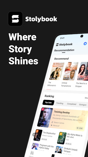 Android application Stolybook screenshort
