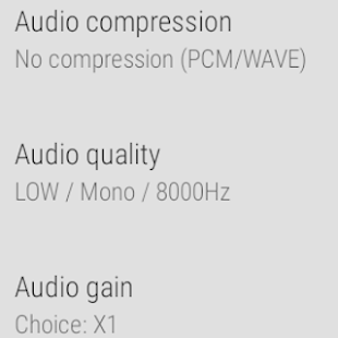 Wear Audio Recorder Screenshot