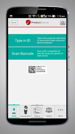 ProductSecure - Product Secure Screen 2