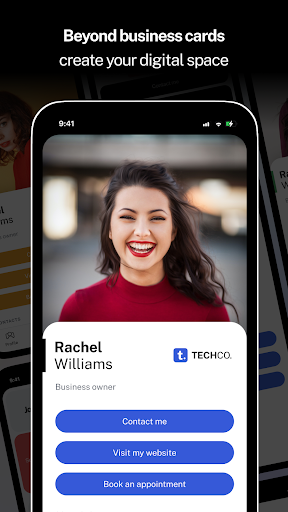 Android application Linkki - Digital Business Card screenshort