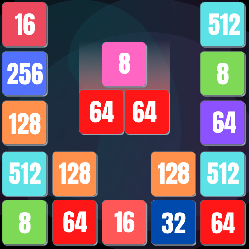 2048 Merge - X2 Blocks Game logo