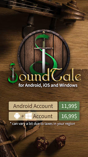 Android application SoundTale | RPG Sounds & Music screenshort