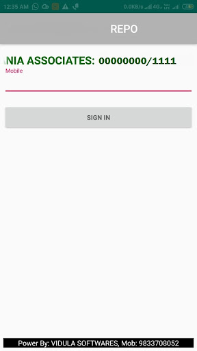 BHAVANI BUSINESS SOLUTION REPO Screen 2
