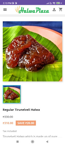 HalwaPlaza - Tirunelveli Halwa Screen 2