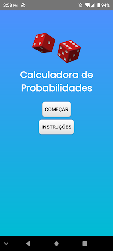 Visualização do aplicativo