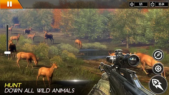 鹿狙擊手狩獵遊戲
