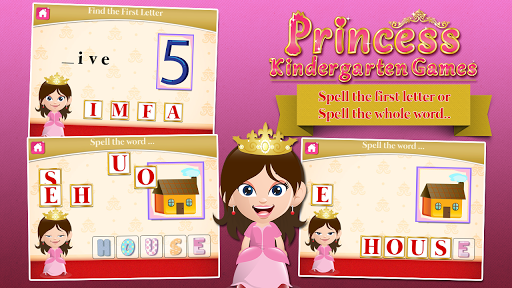 Princess Kindergarten Games  screenshots 3