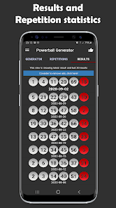 Captura de Pantalla 2 Powerball Generator android