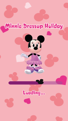 Android application Minni Dressup Holiday screenshort