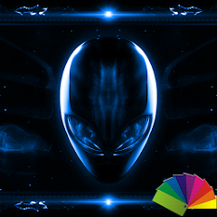 Alien Blue Xperien Theme Mod apk скачать последнюю версию бесплатно