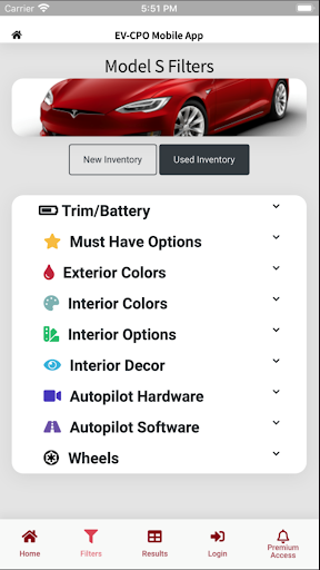 EV-CPO Mobile App Screen 2