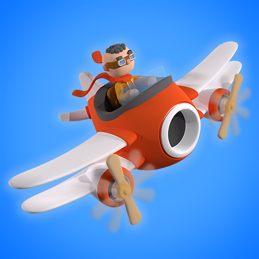 Plane Delivery 3D logo