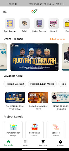 Android application Rehab Hati Official screenshort
