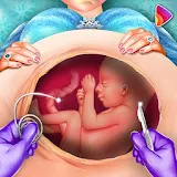 Ice Mommy Pregnant Surgery Operation Newborn Baby icon