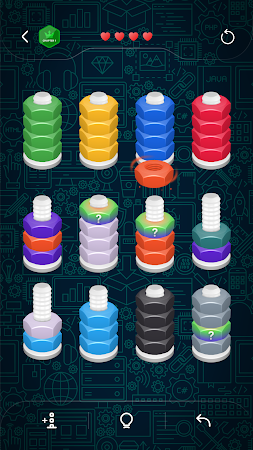 Game screenshot ナッツを並べ替える: パズル チャレンジ hack