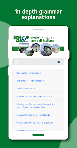 Italian cours Screen 2