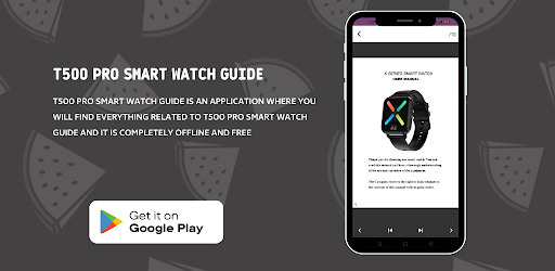 T500 pro Smart Watch Guide Screen 2