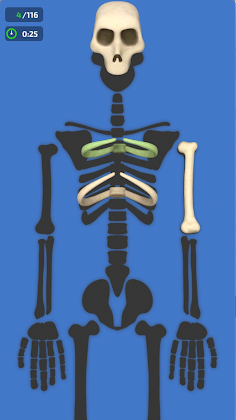 Bones Match 3D - Screenshot 1