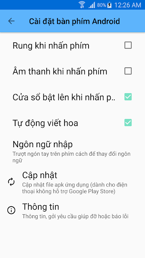 Android application HKey - Gõ Tiếng Việt(beta) screenshort