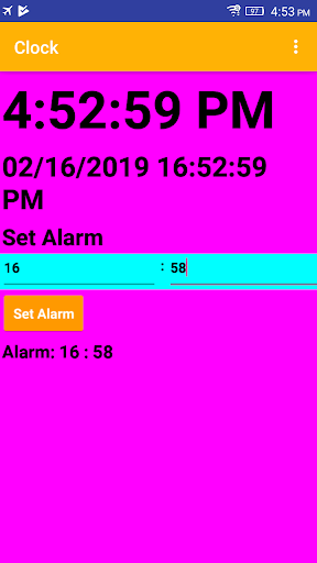 Clock Screen 2