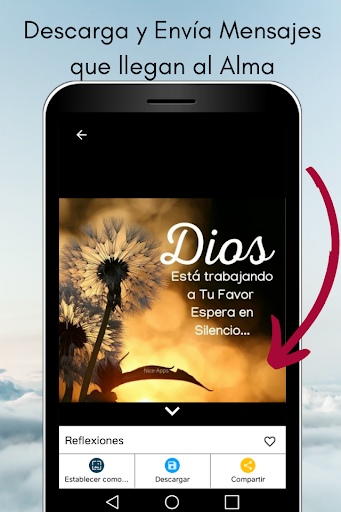 Android application Reflexiones Cristianas screenshort