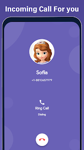 Sofia Fake Call Video