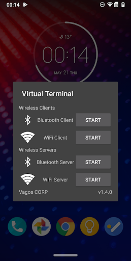 Android application Virtual Terminal PROkey screenshort
