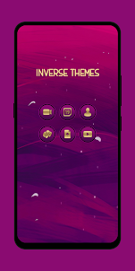 Dark Magenta - Gold Icons