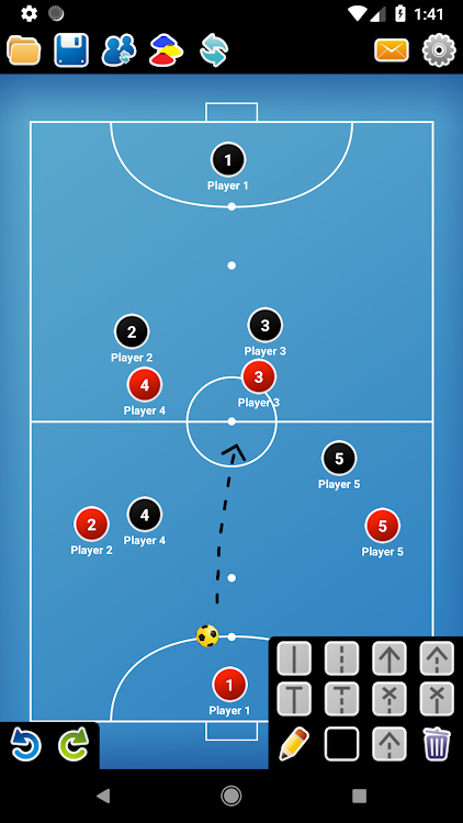 Coach Tactic Board: Futsal - 1.6 - (Android)