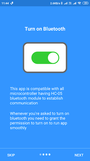 Android application Bluetooth Controller App screenshort