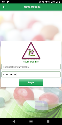 CGMSC DRUG INFO Screen 3