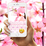 Cover Image of 下载 Pink Cherry Blossom Keyboard Theme 1.0 APK