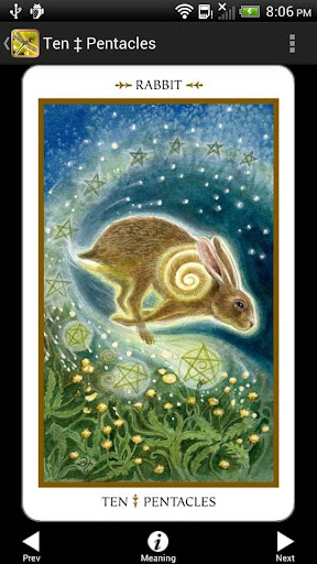Screenshot of Animals Divine Tarot