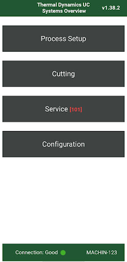 Android application TD UC System Interface screenshort