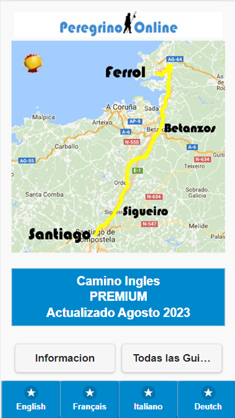 Camino Ingles PREMIUMのおすすめ画像1