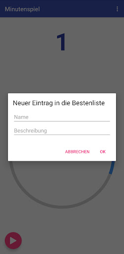 Minutenspiel Screen 3