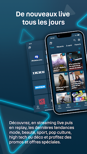 Android application B-Live Shopping screenshort