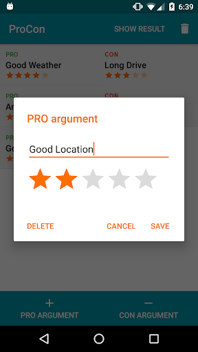 ProCon - Decision Maker Screenshot 3 - AppWisp.com
