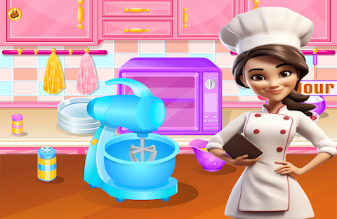 game cooking cake raspberryのおすすめ画像2