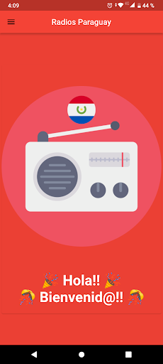 Android application Radios Paraguay screenshort