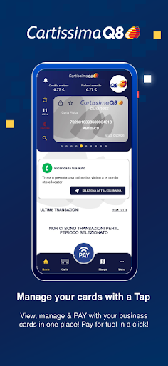 Android application CartissimaQ8 screenshort