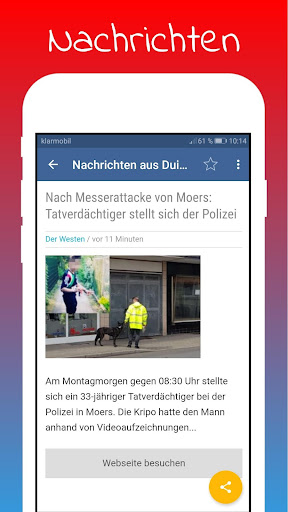 Duisburg App Screen 3