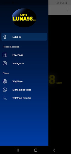 Radio Luna 98 Screen 2