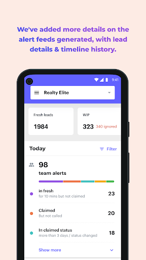 Android application Pulse - The Team Lead App screenshort