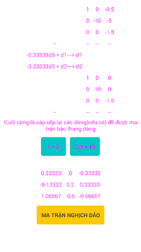 Ma trận và định thức Screen 2