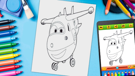 Jett Wings Coloring Books