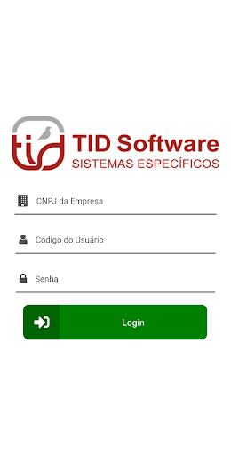 Android application TID Vendas+ screenshort