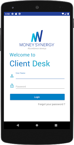 Android application Money Synergy screenshort