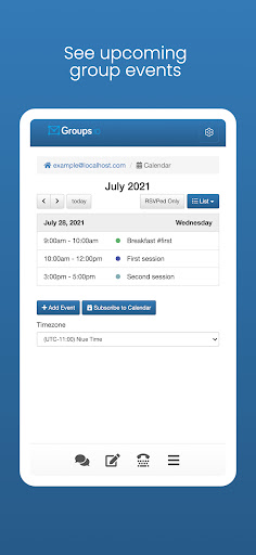 Groups.io Web App Screen 2